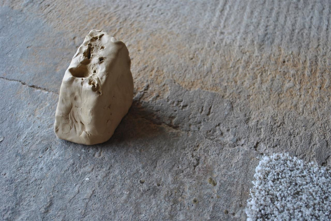 Jordan Davey-Emms, Punctured greenware lump, 2017