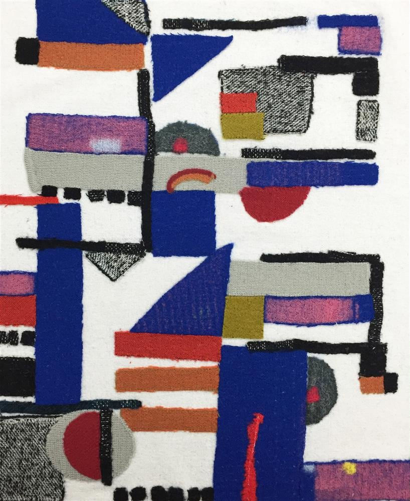 Julia Holderness, Untitled (shapes on white), 2017