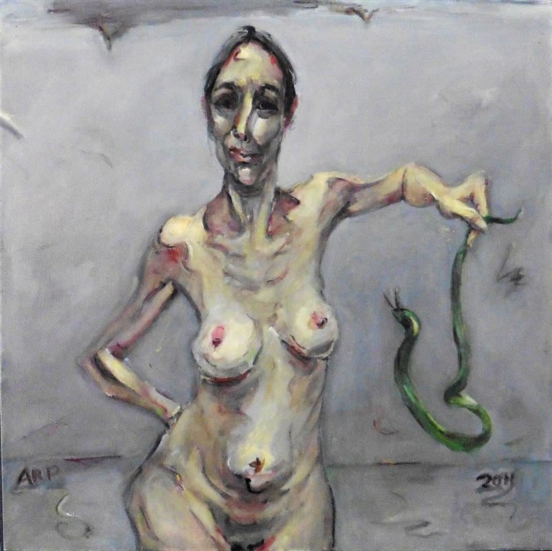 Alan Pearson, Andrea, the snake charmer, 2011