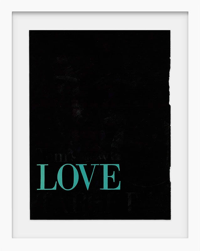 James R Ford, Filled Except For Love (Aqua), 2013