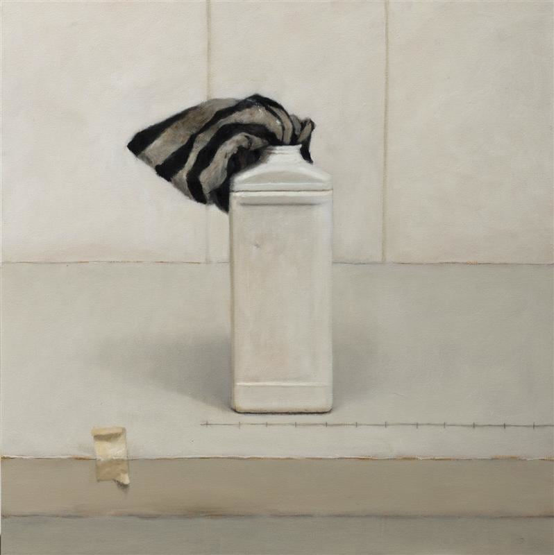 Damien Kurth, White Striped, 2016