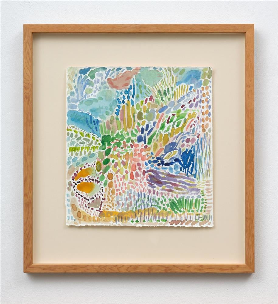 Julia Holderness, Hill and sky with Florence Weir, 2022