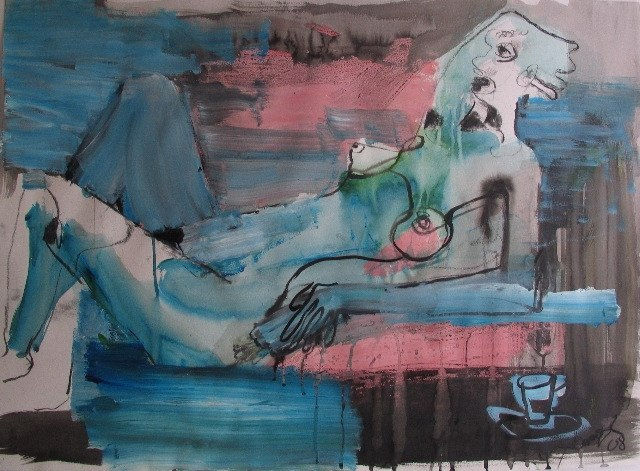 John Oxborough, T.A. Reclining, 2008