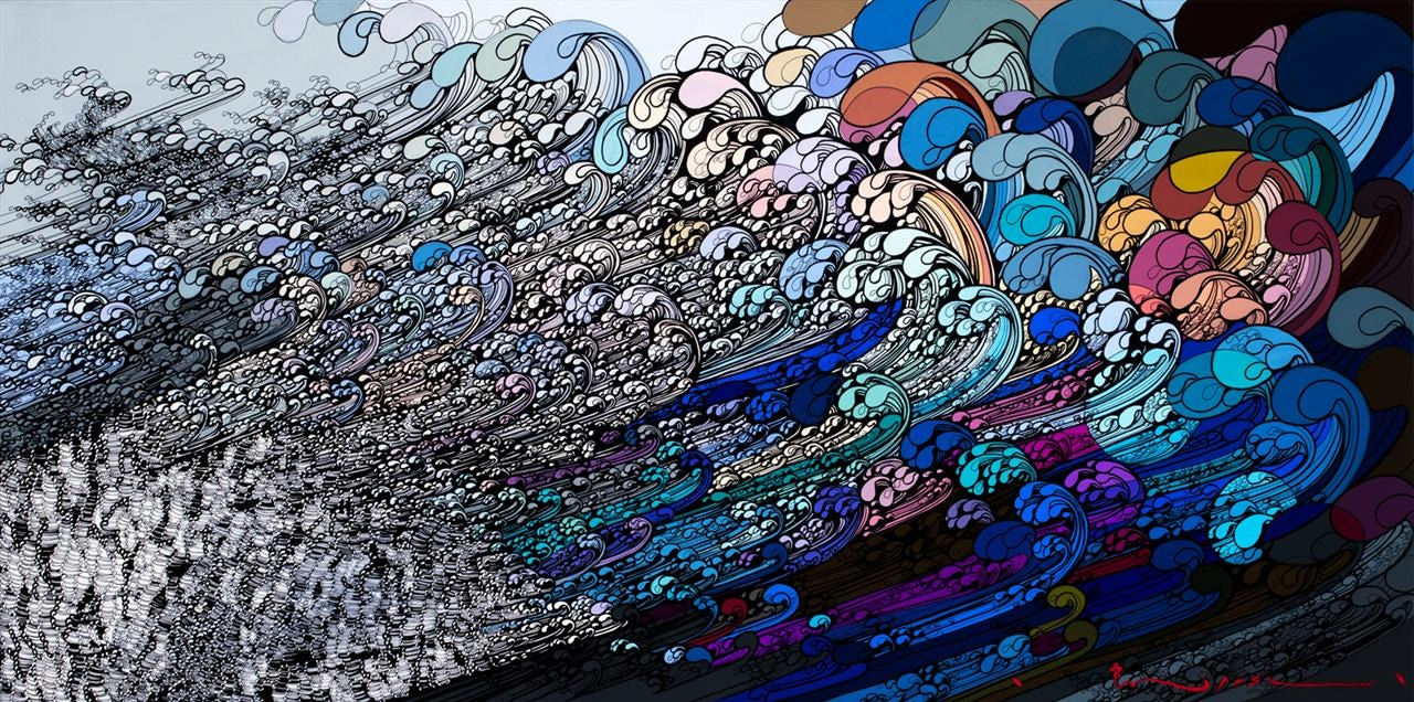 Shintaro & Yoshiko Nakahara, Waving, 2016