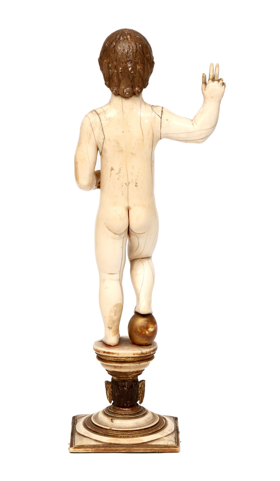 A Sinhalese Portuguese Child Jesus Salvator Mundi, Ceylon (present-day Sri-Lanka); late 16th–early 17th century