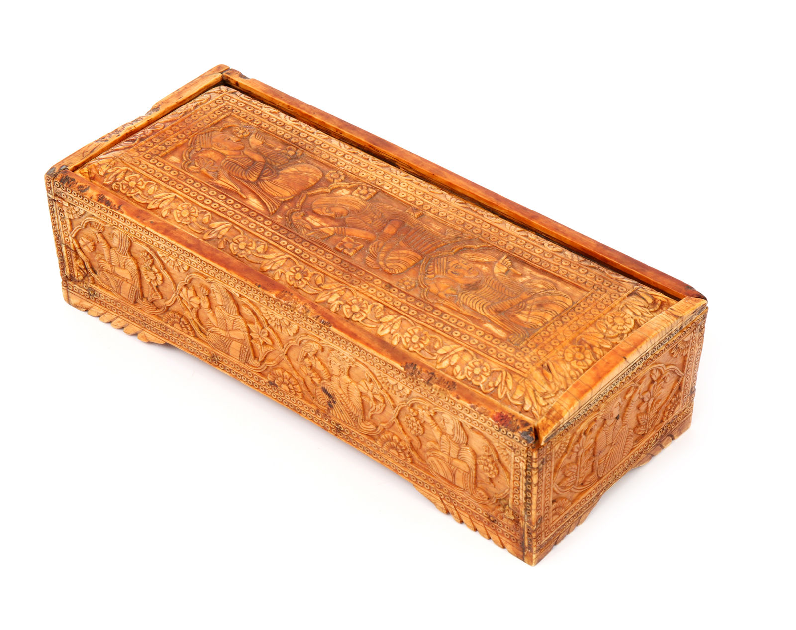 An Indo-Portuguese Deccanese writing box, Deccan Sultanates, Maharashtra; 17th–18th century