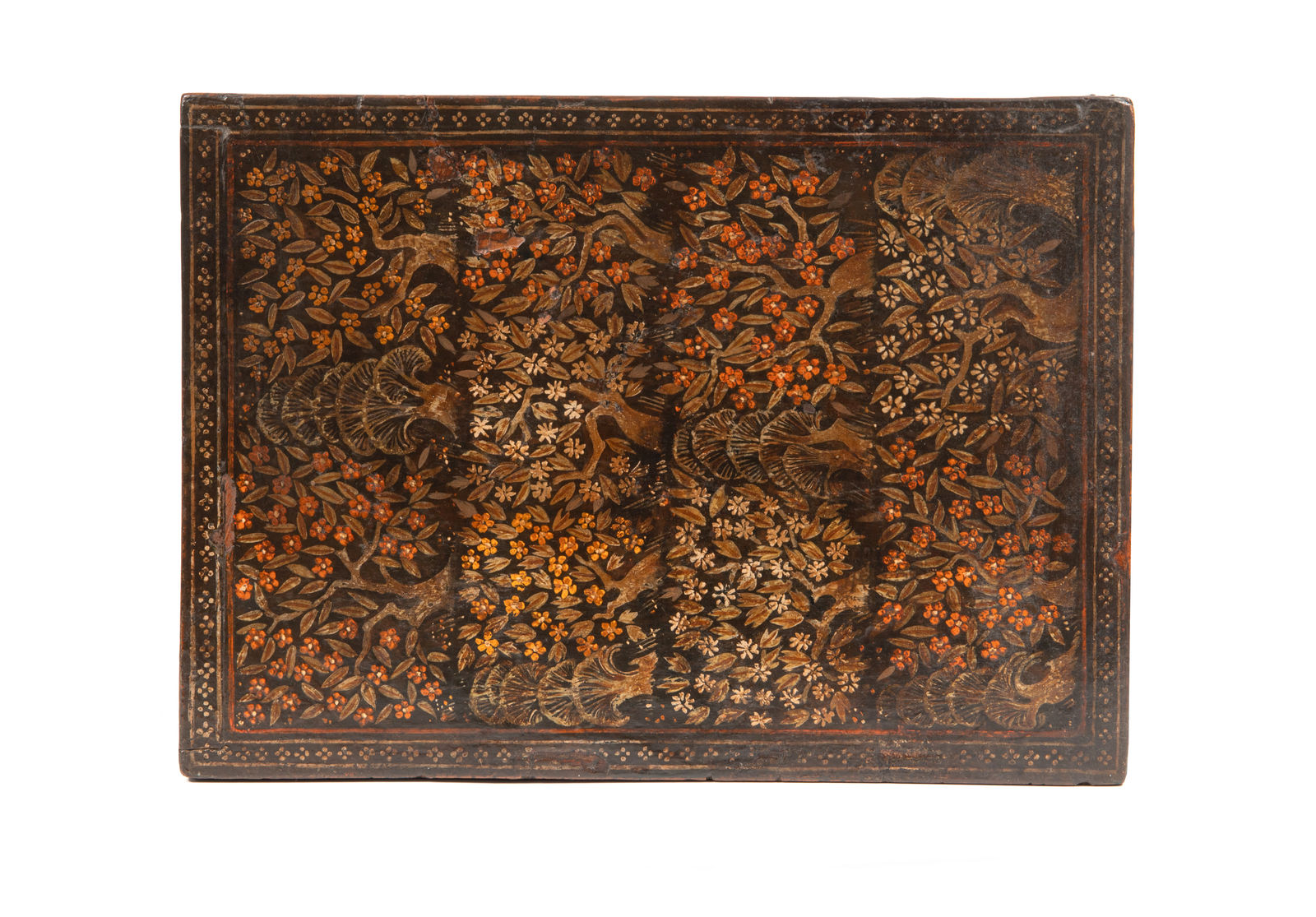 An Indo-Portuguese Chaul painted ventó, India, probably Chaul, early 17th century