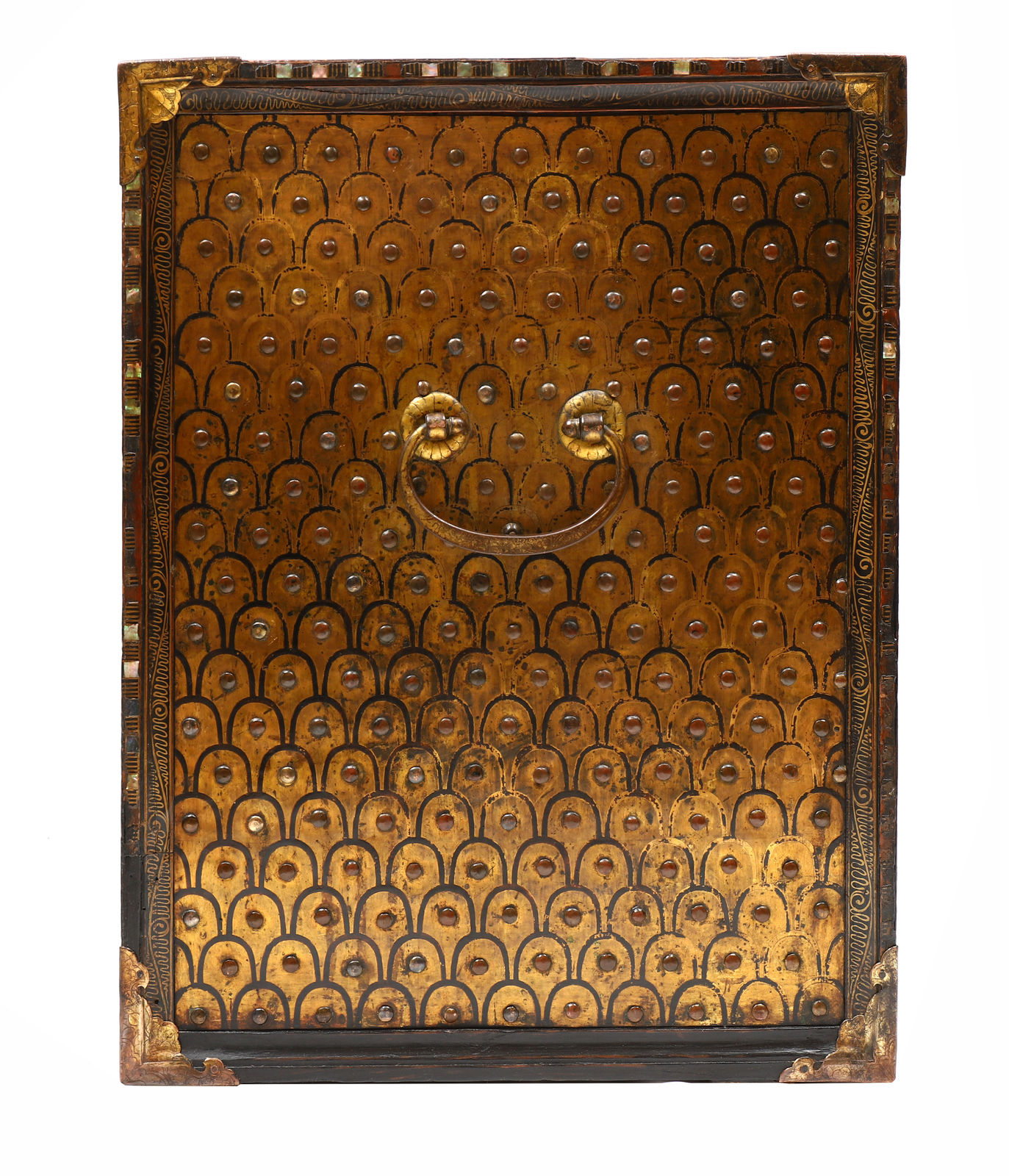 Contador "Escamas de Peixe" Namban, Japão, período Momoyama (1573-1603)