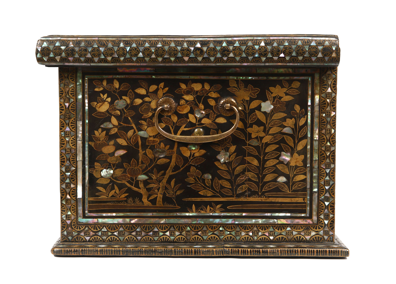A Nipo-Portuguese Namban writing box, Japan; Momoyama period (1573–1615)