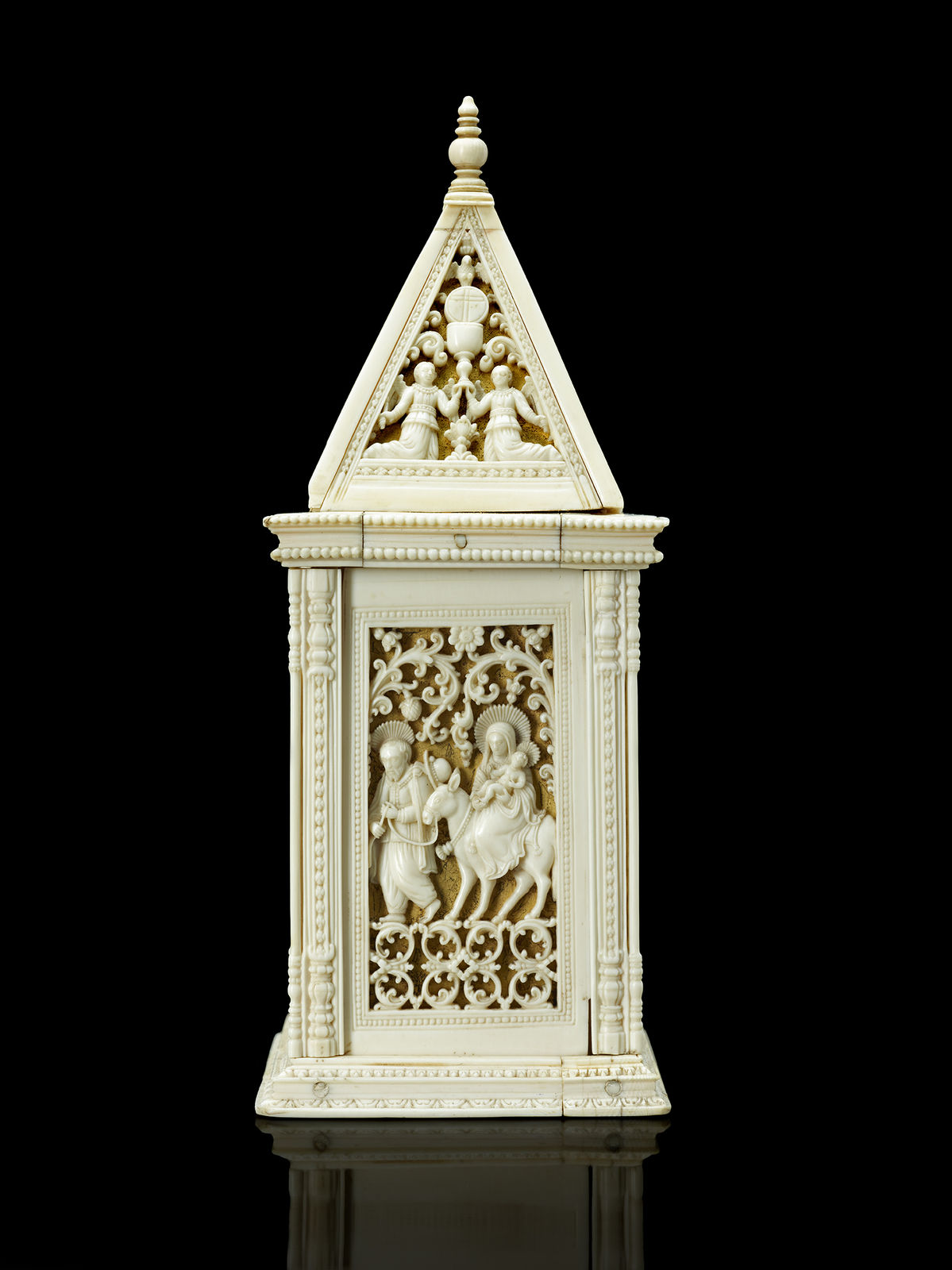 A Sinhalese Portuguese tabernacle masterpiece, Ceylon (present-day Sri-Lanka), possibly Colombo; 1590–1630