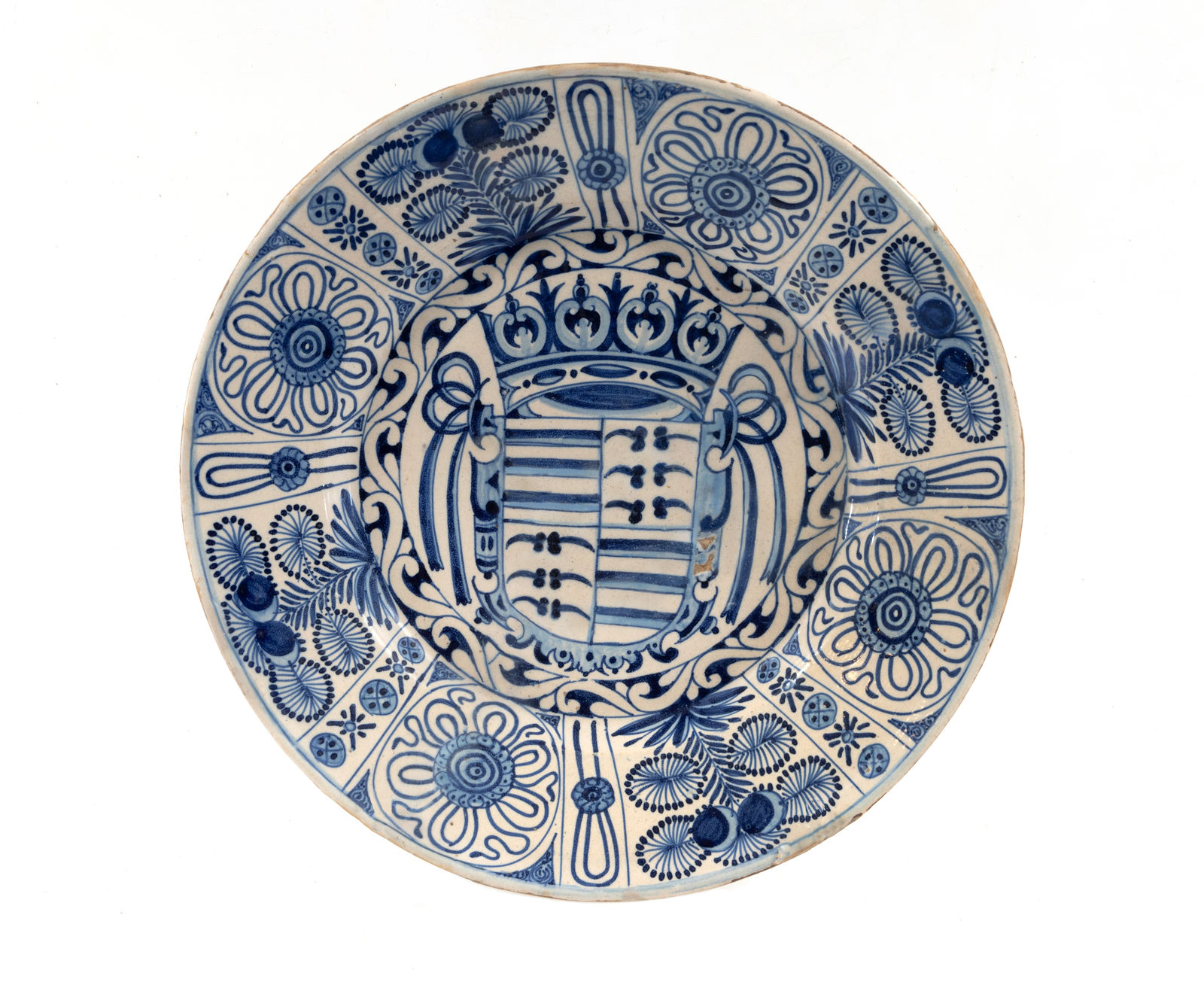 Prato de Aparato com Armas Mascarenhas e Costa , Lisboa, 1620-1650