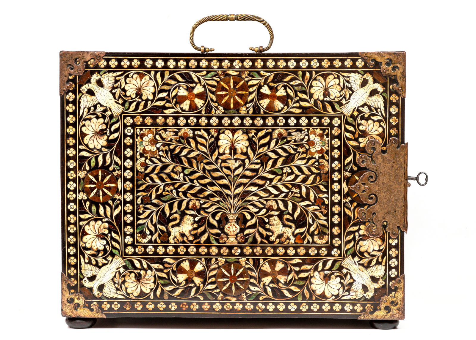 An Indo-Portuguese Thane cabinet (ventó), India, Northern Province of the Portuguese State of India, probably Thane; 1600–1625