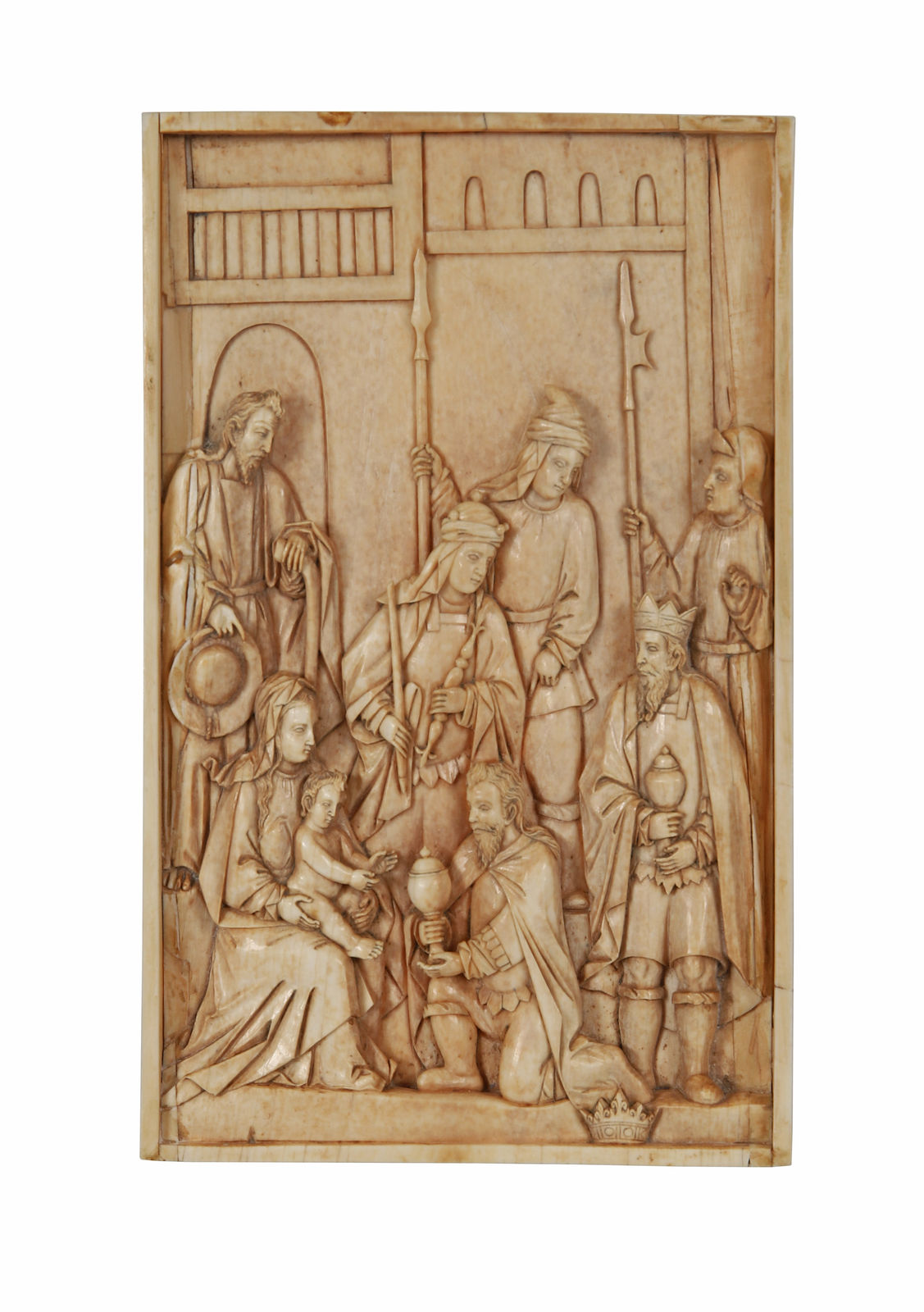 Placa "Adoração dos Reis Magos" , Filipinas, séc. XVII