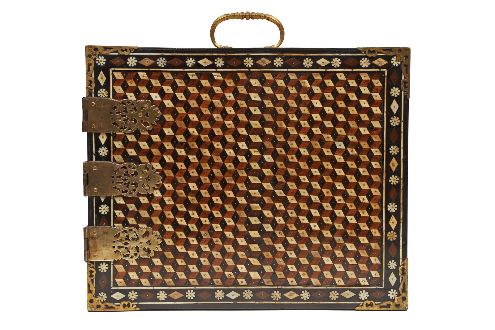 An Indo-Portuguese Thane ventó whit the Manoel Family Coat of Arms, India, probably Thane; ca. 1600–1625