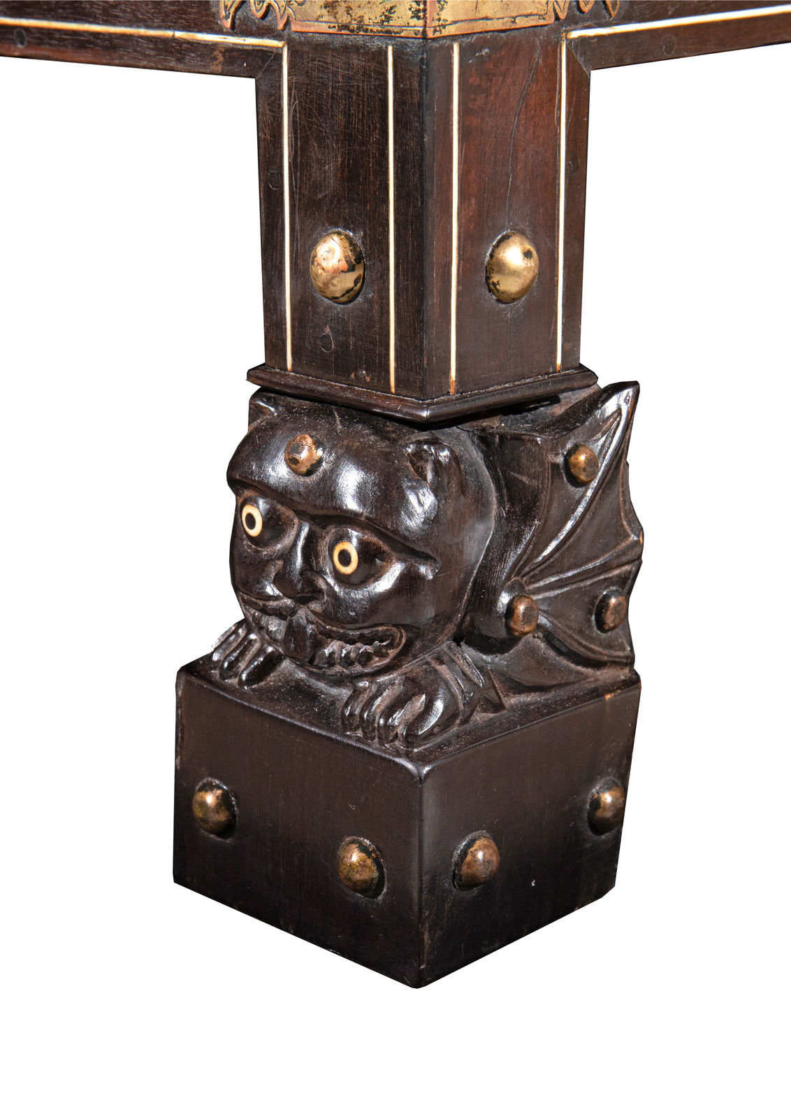 Armário - Contador de grandes dimensões (Dressoir) Indo-português , Índia, prov. Sinde (atual Paquistão), c. 1580-1630