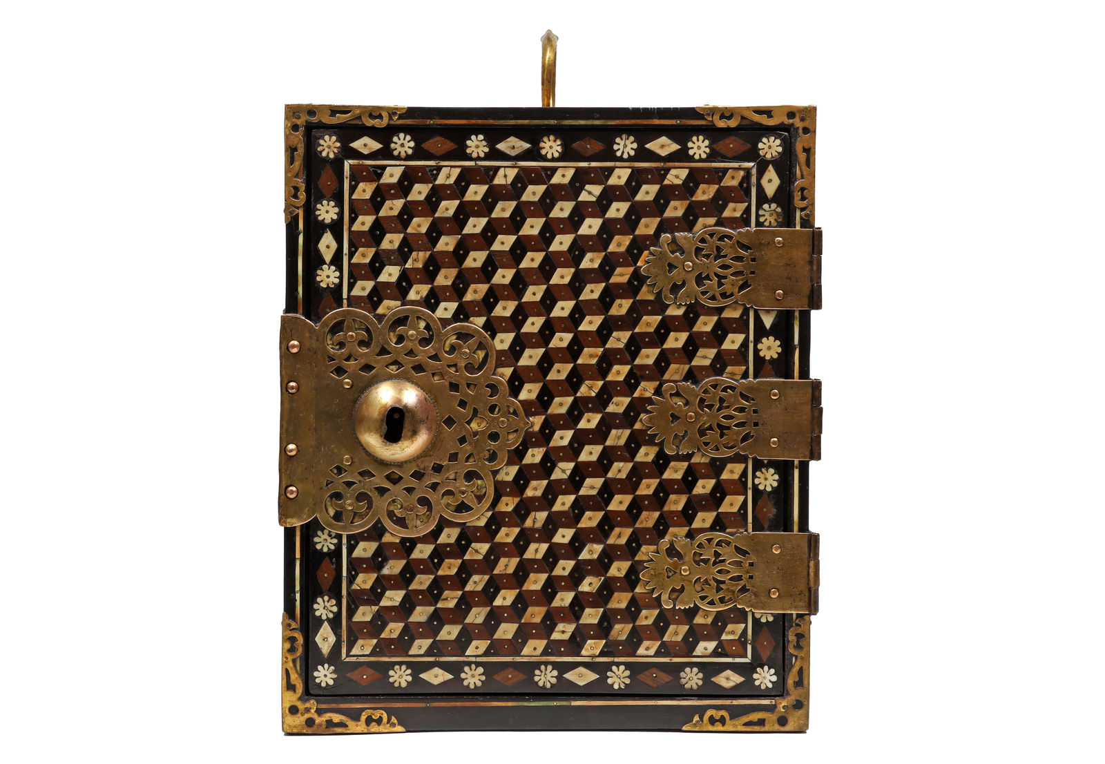 An Indo-Portuguese Thane ventó whit the Manoel Family Coat of Arms, India, probably Thane; ca. 1600–1625