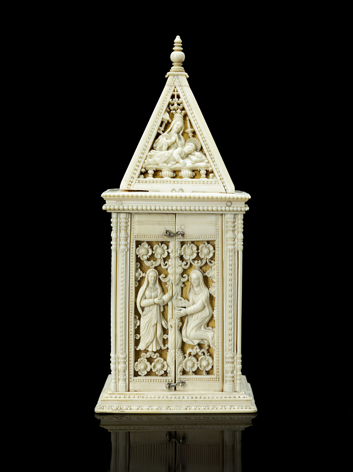 A Sinhalese Portuguese tabernacle masterpiece, Ceylon (present-day Sri-Lanka), possibly Colombo; 1590–1630
