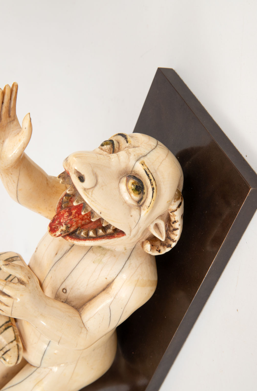 An Indo-Portuguese Archangel Michael slaying the dragon, India, Goa; 17th century