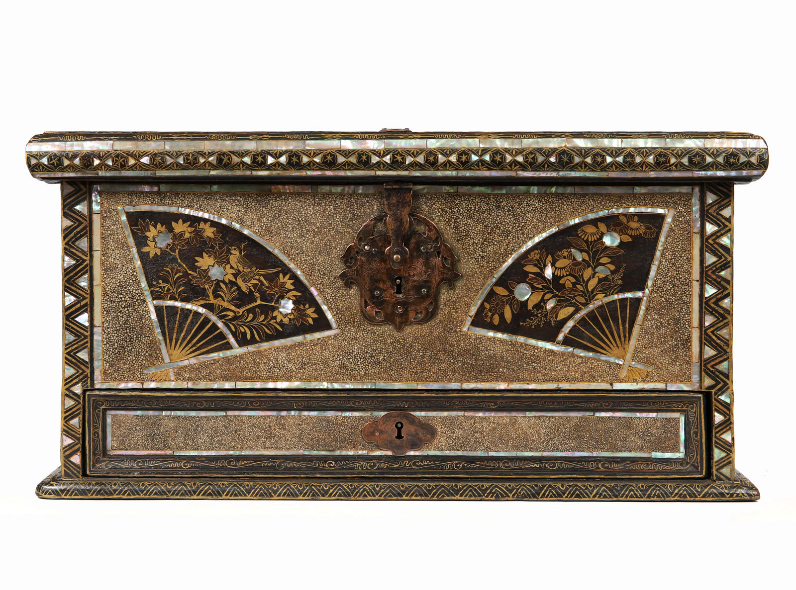 Arqueta Namban , Japão, período Edo (1603-1868), c. 1630-1650