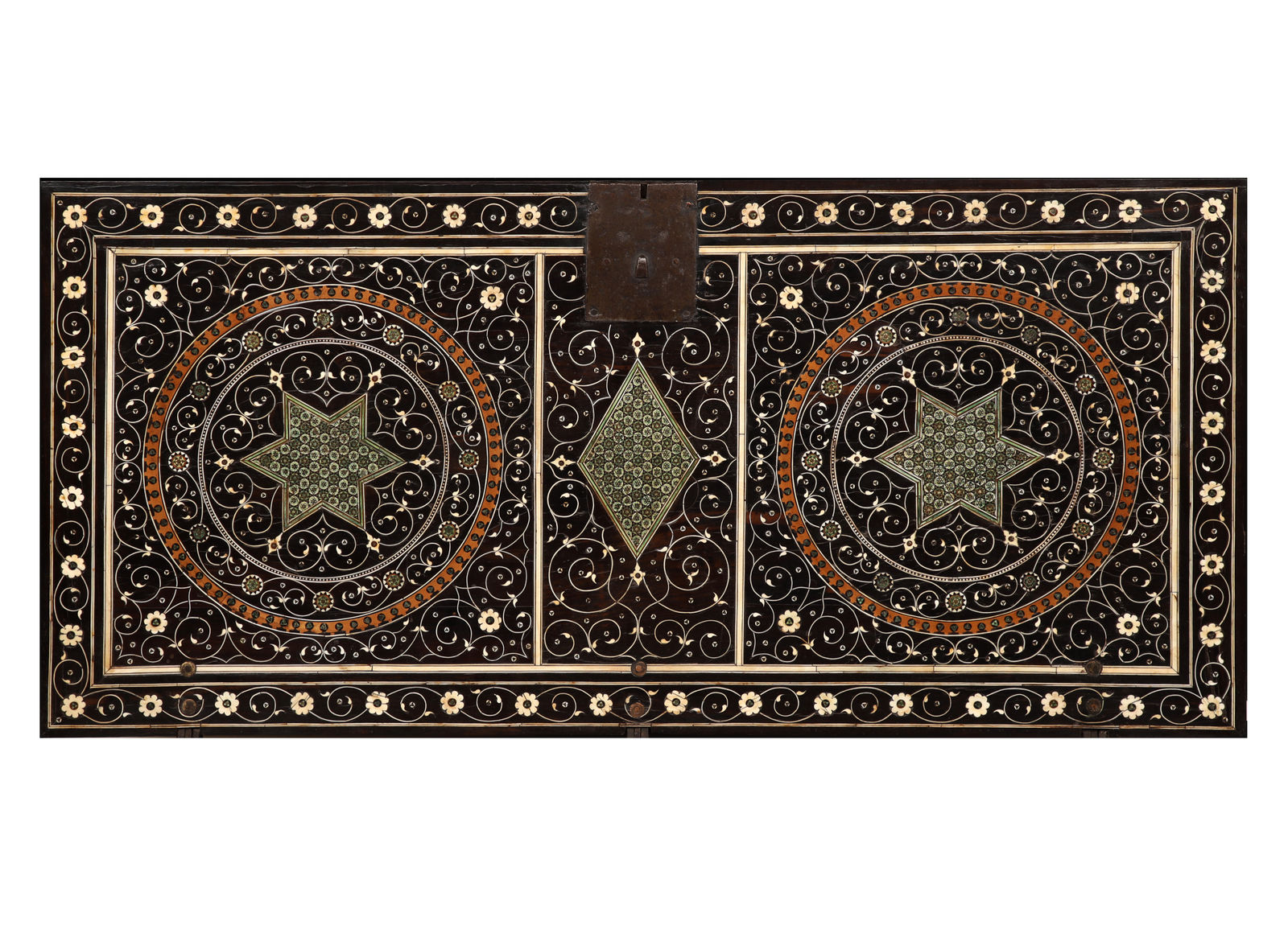 An Indo-Portuguese fall-front Sindh cabinet, Probably Sindh (present-day Pakistan); ca. 1580–1630