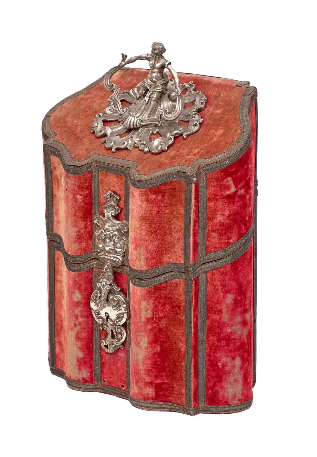 Conjunto de talheres - colheres, garfos e facas em ouro (6 de cada), com estojo/barretina, Portugal, Lisboa, ca. 1740-1750