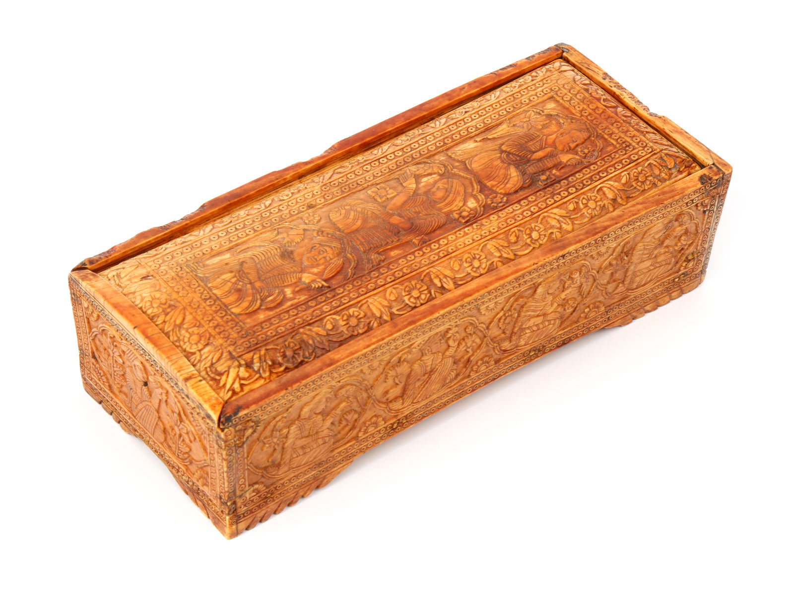 An Indo-Portuguese Deccanese writing box, Deccan Sultanates, Maharashtra; 17th–18th century