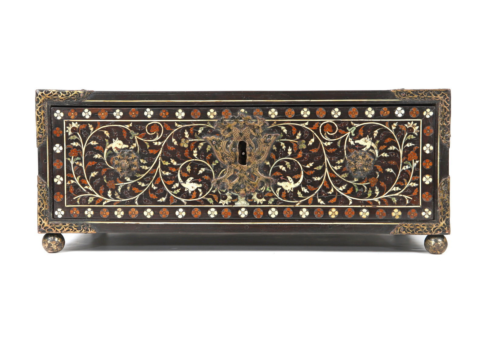 Caixa-escritório Indo-portuguesa , India, Guzarate, século XVI