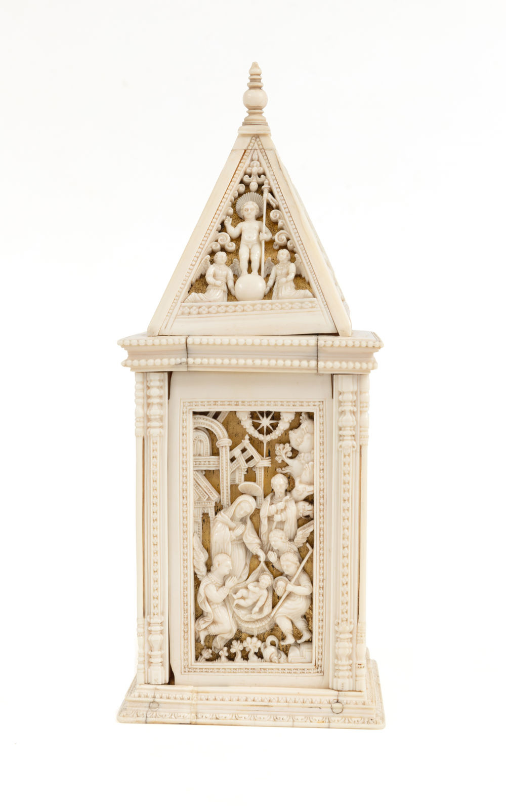 A Sinhalese Portuguese tabernacle masterpiece, Ceylon (present-day Sri-Lanka), possibly Colombo; 1590–1630