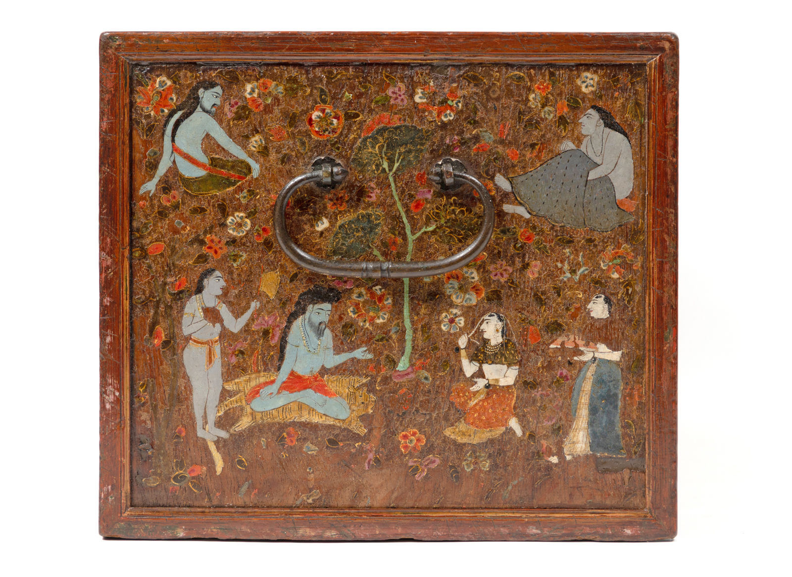 Um contador de escrita indo-português representando a Crucificação., India, Gujarat; ca. 1590–1620