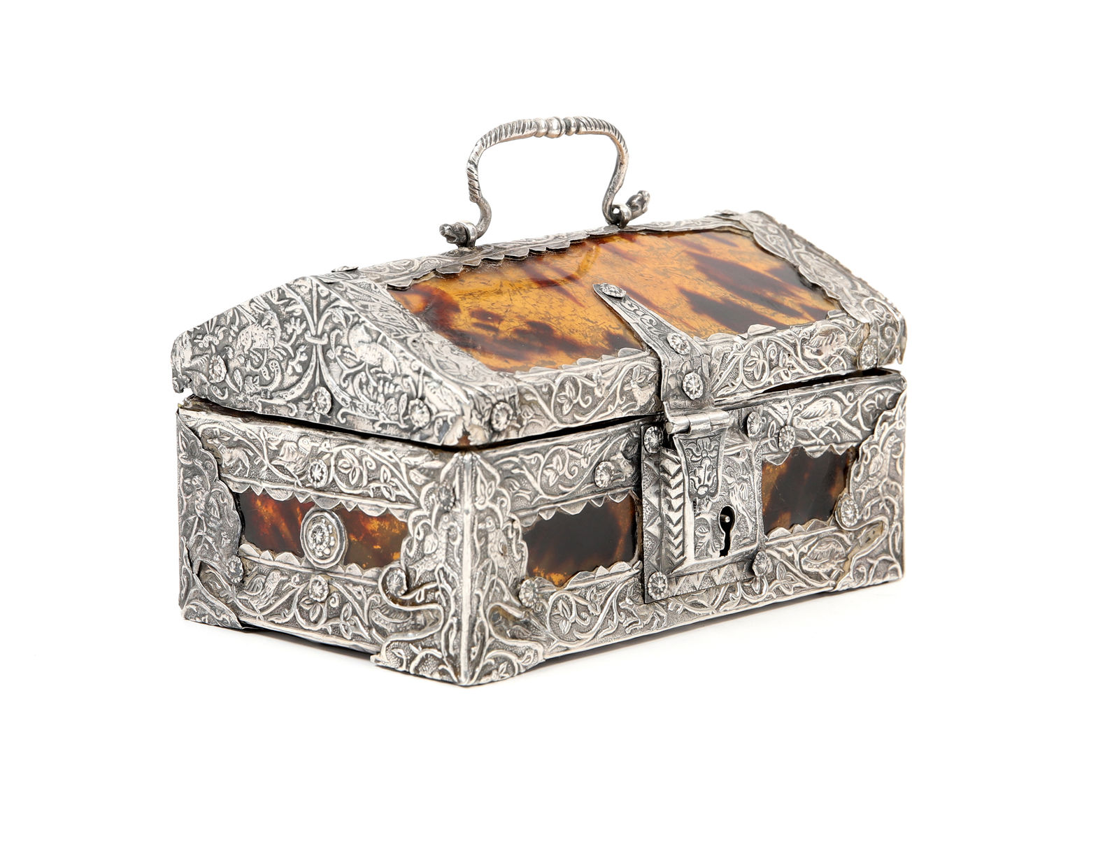 An Indo-Portuguese Gujarati casket, India, Gujarat; 16th century