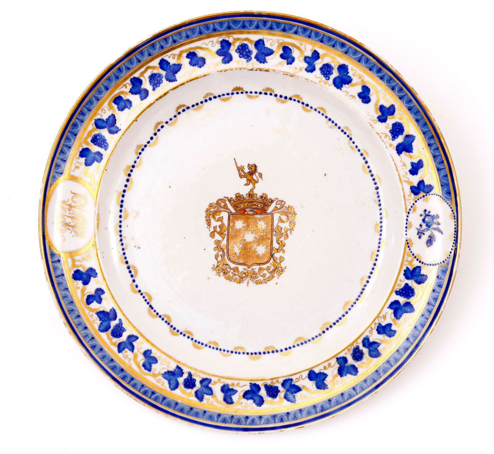 Pratos Brasonados "Sá Coutinho" , Dinastia Qing, Reinado Quianlong (1736-1795)