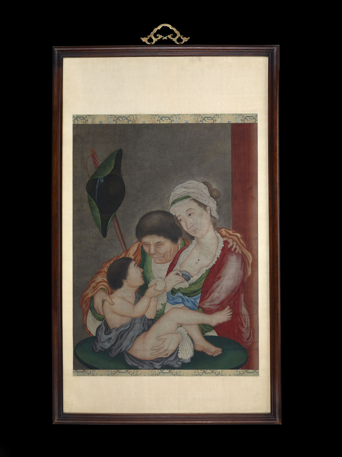 A Chinese Holy family Painting, China, probably Beijing; 1750–1770