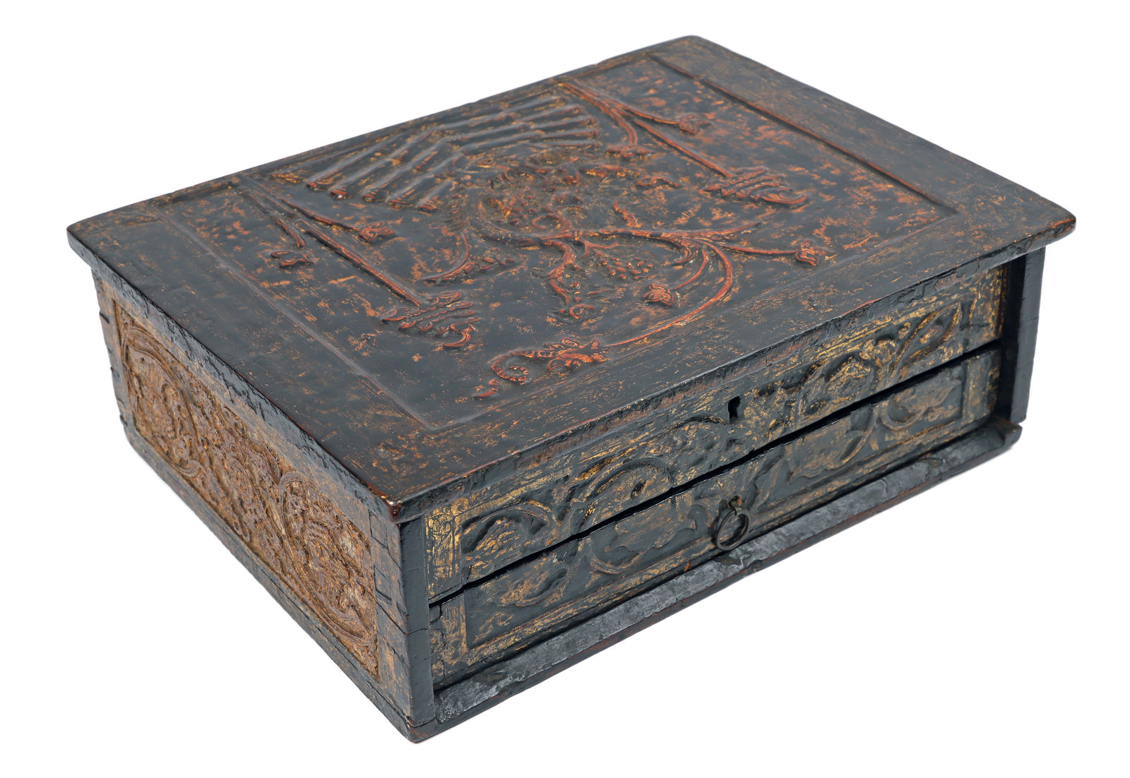 Duarte de Menezes writing chest, Kingdom of Pegu (Burma, present-day Myanmar); ca. 1550–1588