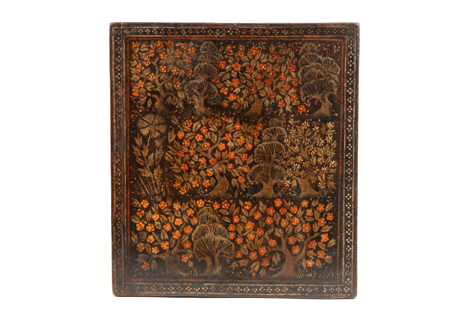 An Indo-Portuguese Chaul painted ventó, India, probably Chaul, early 17th century