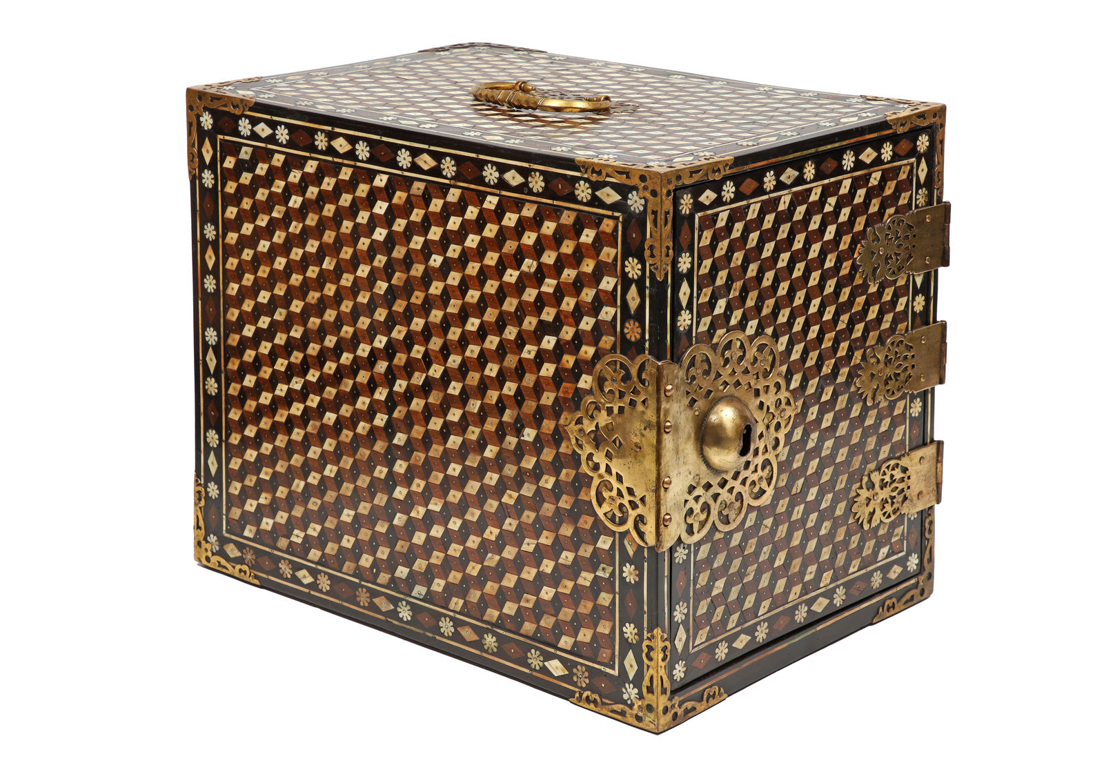 An Indo-Portuguese Thane ventó whit the Manoel Family Coat of Arms, India, probably Thane; ca. 1600–1625