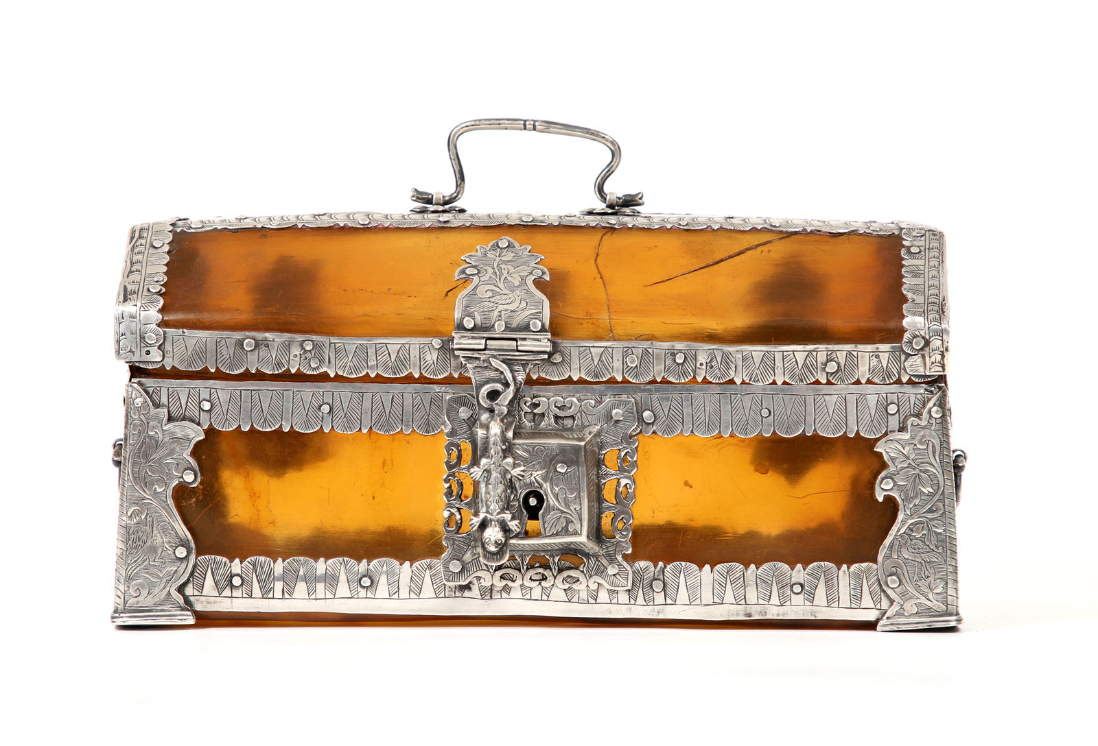 Cofre Indo-Português, Índia, Guzarate e Goa (ferragens), 2ª metade séc. XVI