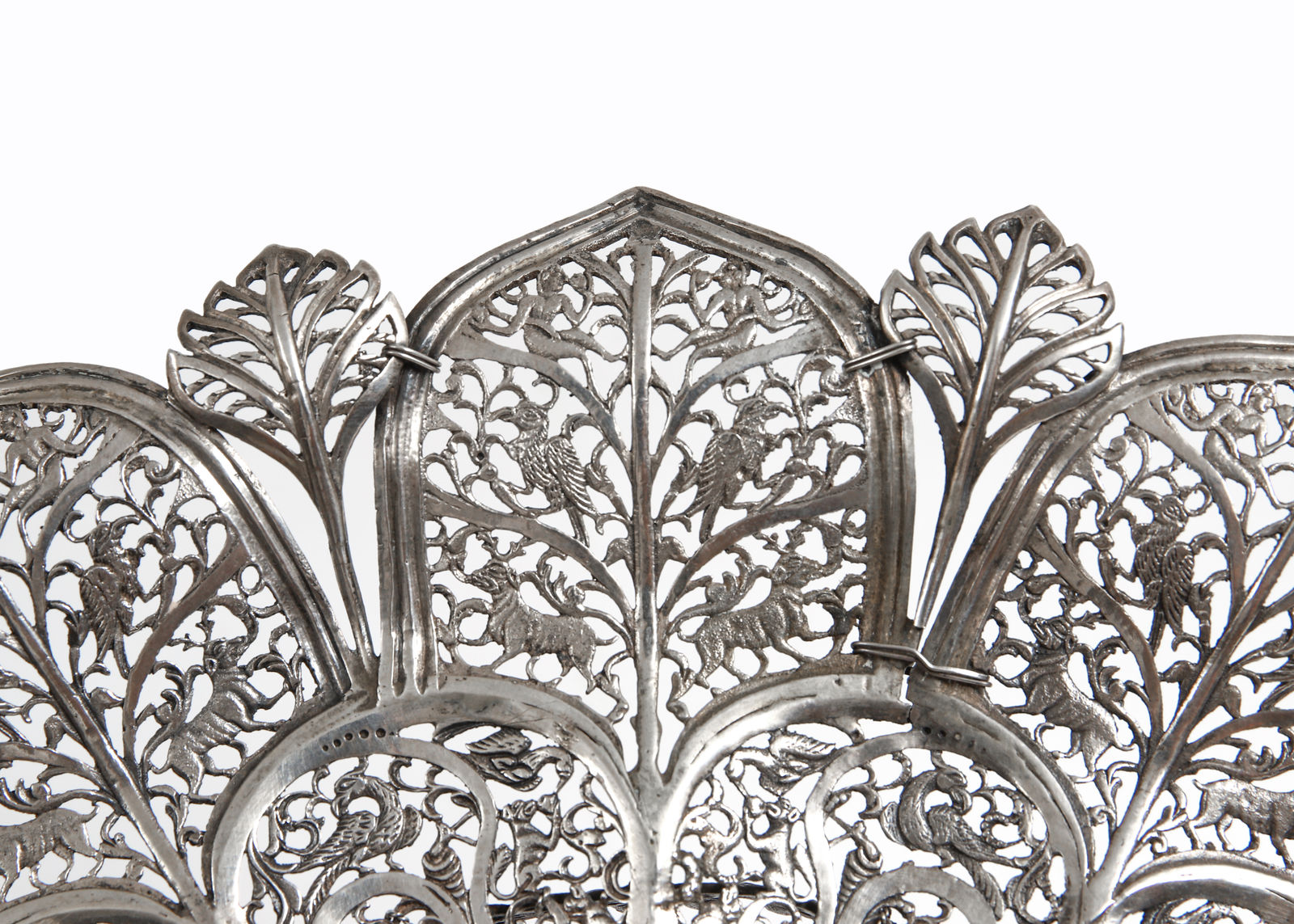 King D. Fernando II silver dish, Iberian Colonial; 17th century