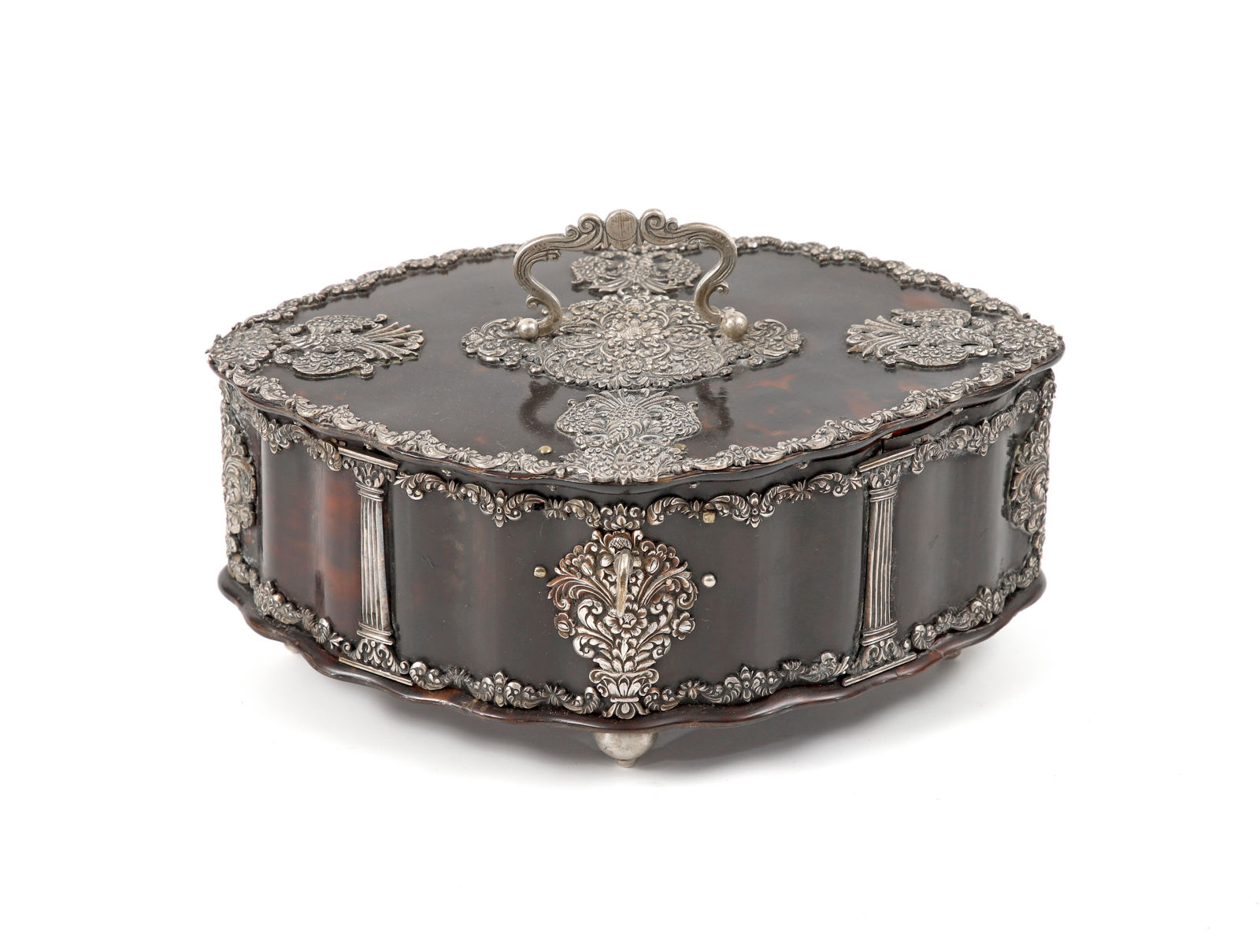 A Ceylonese betel or jewellery box, Ceylon (present-day Sri Lanka); ca. 1796–1800