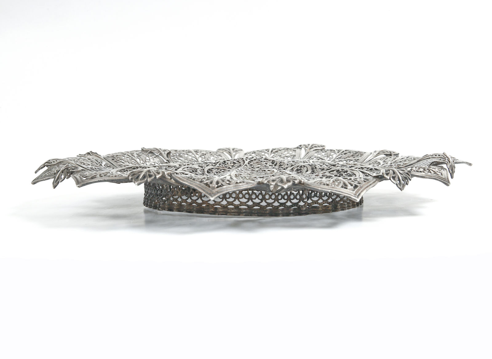King D. Fernando II silver dish, Iberian Colonial; 17th century