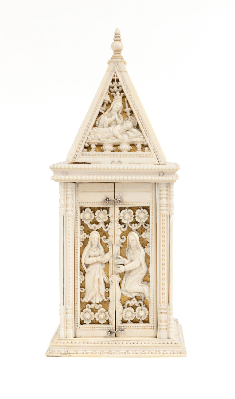 A Sinhalese Portuguese tabernacle masterpiece, Ceylon (present-day Sri-Lanka), possibly Colombo; 1590–1630