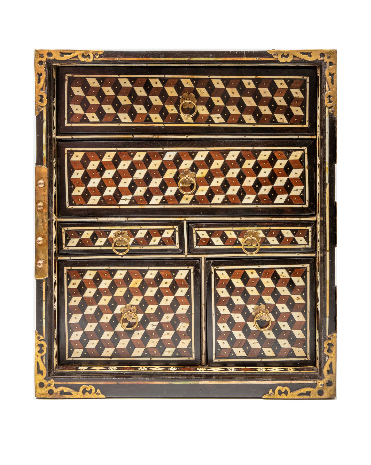 An Indo-Portuguese Thane ventó whit the Manoel Family Coat of Arms, India, probably Thane; ca. 1600–1625