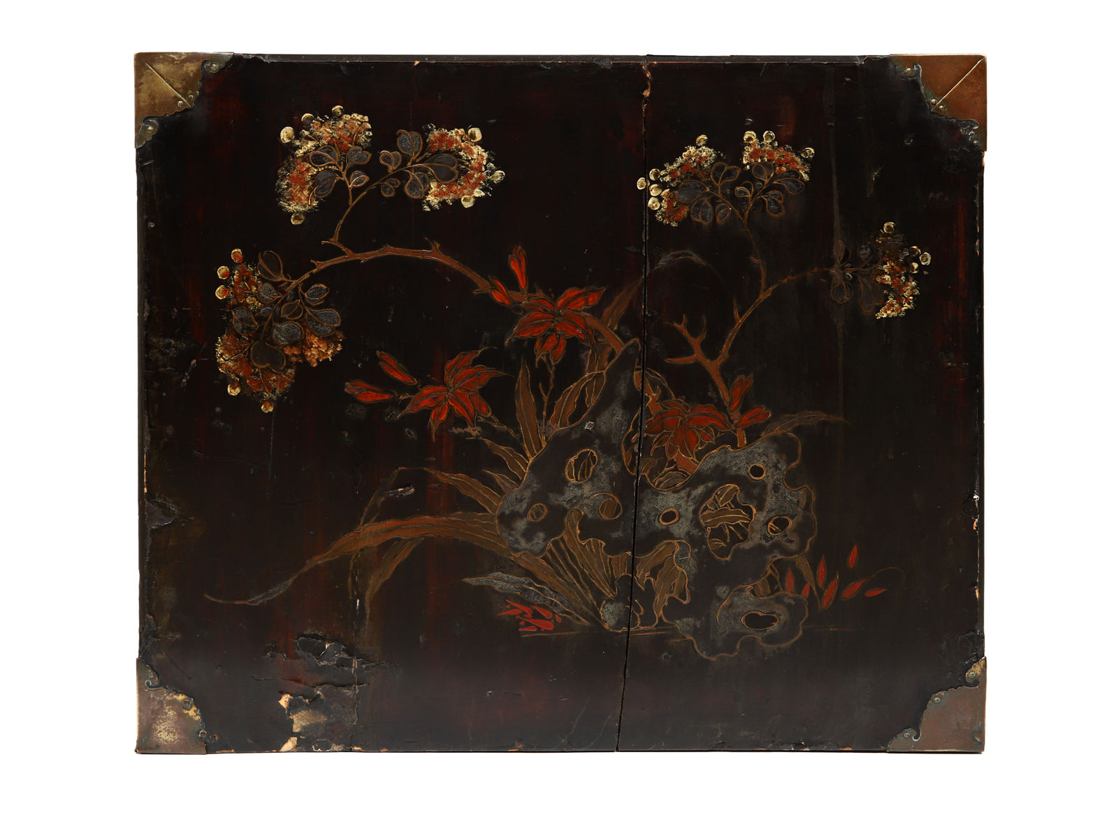 Contador lacado de Duas Portas, Sul da China, prov. Guangzhou, finais séc. XVII