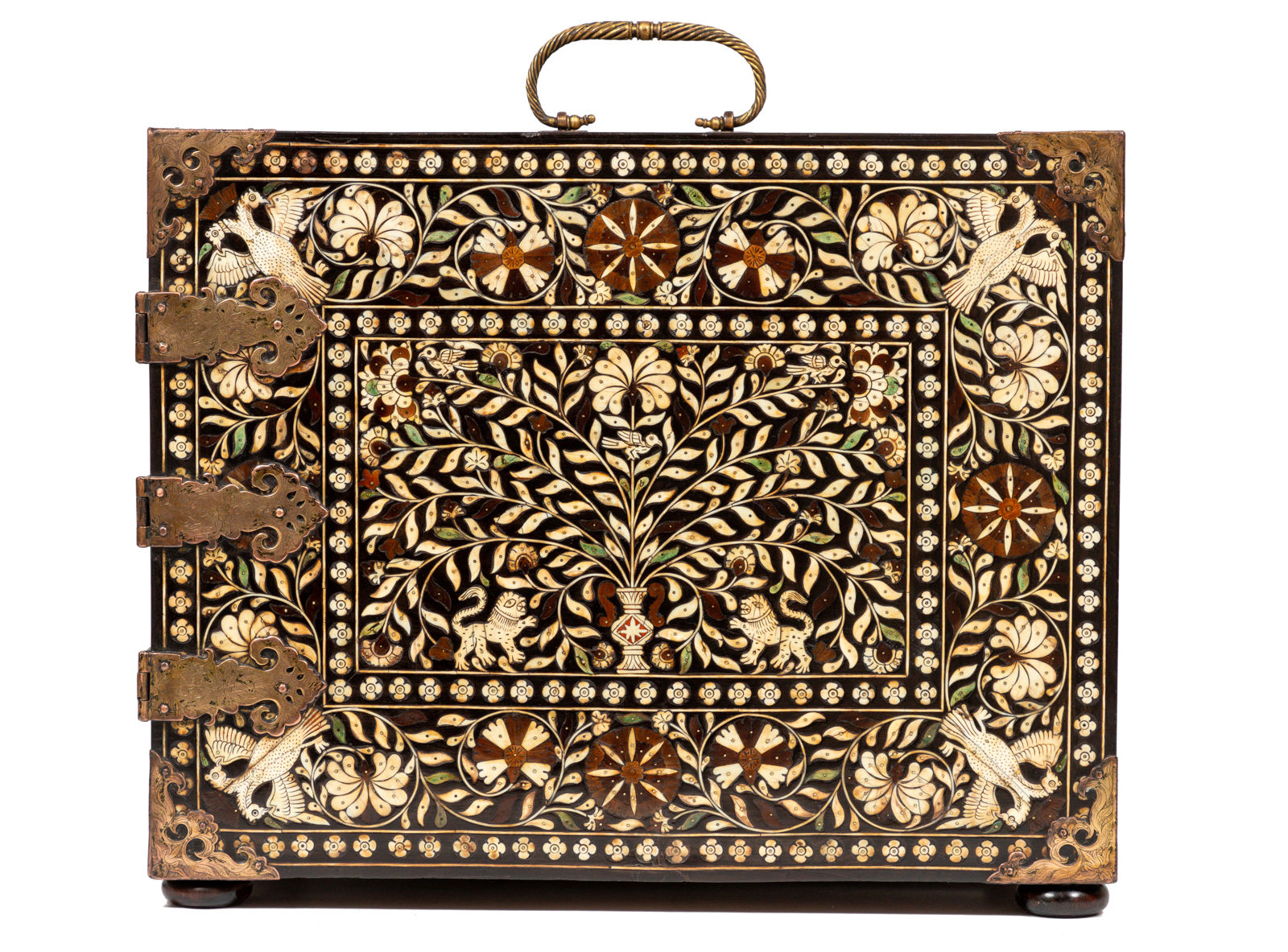 An Indo-Portuguese Thane cabinet (ventó), India, Northern Province of the Portuguese State of India, probably Thane; 1600–1625