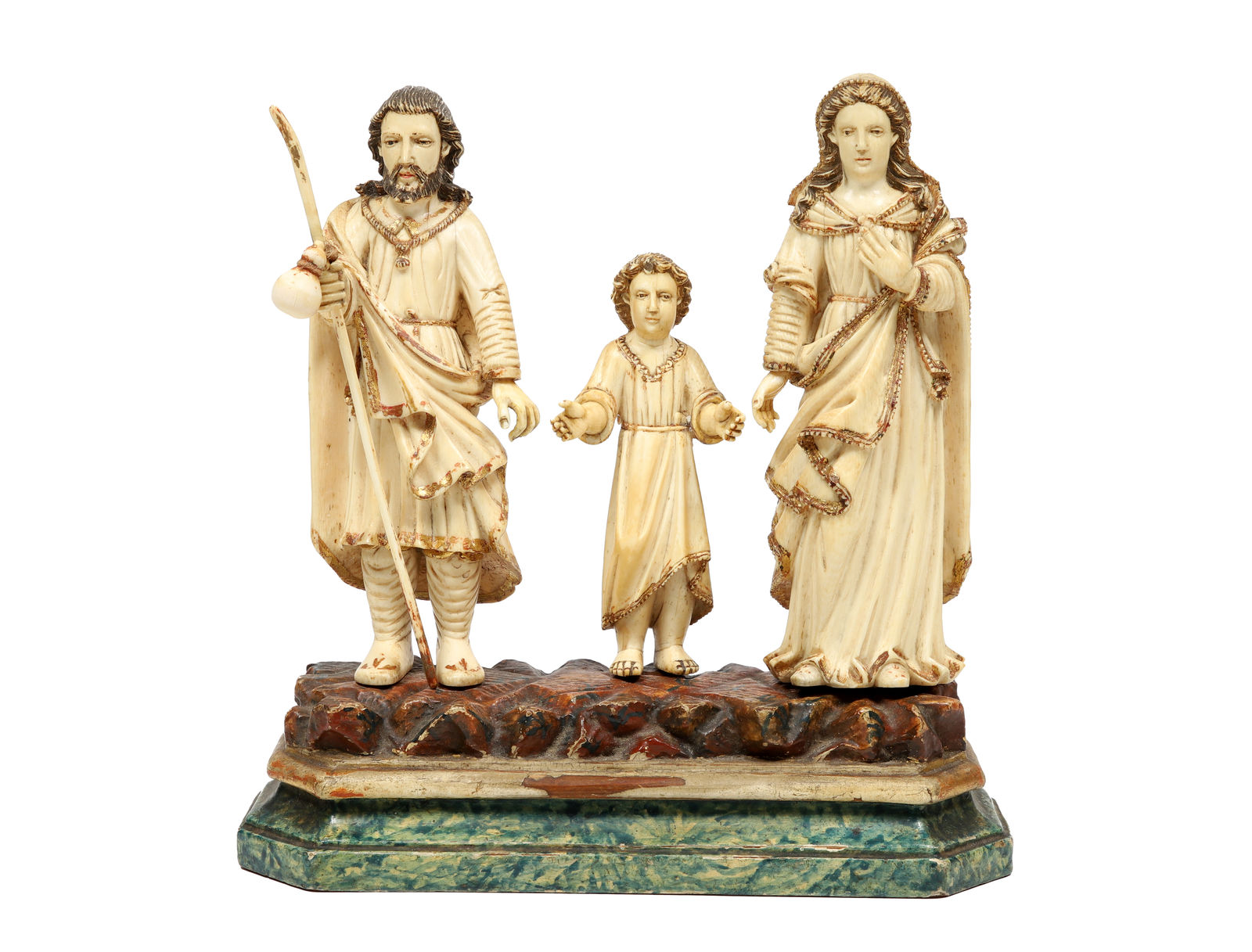 Sagrada Família Caminhante Indo-portuguesa , Índia, séc. XVII/XVIII