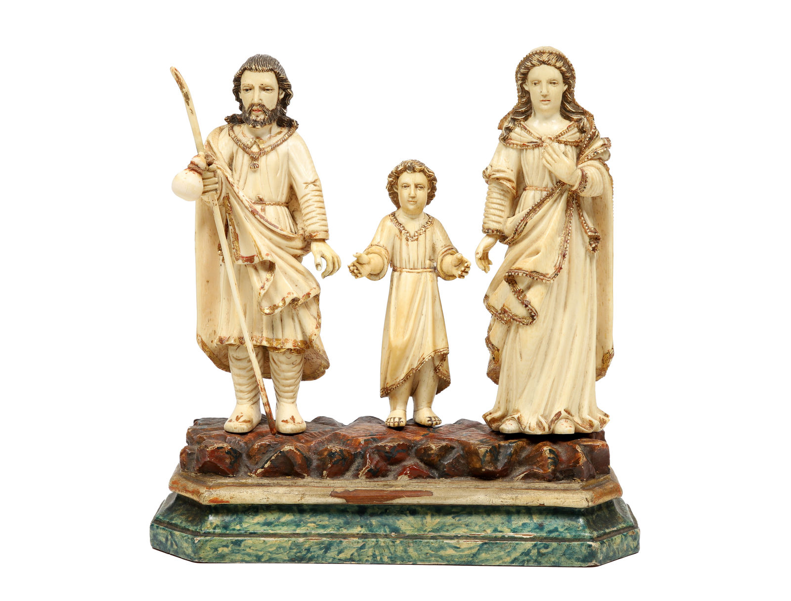 Sagrada Família Caminhante Indo-portuguesa , Índia, séc. XVII/XVIII