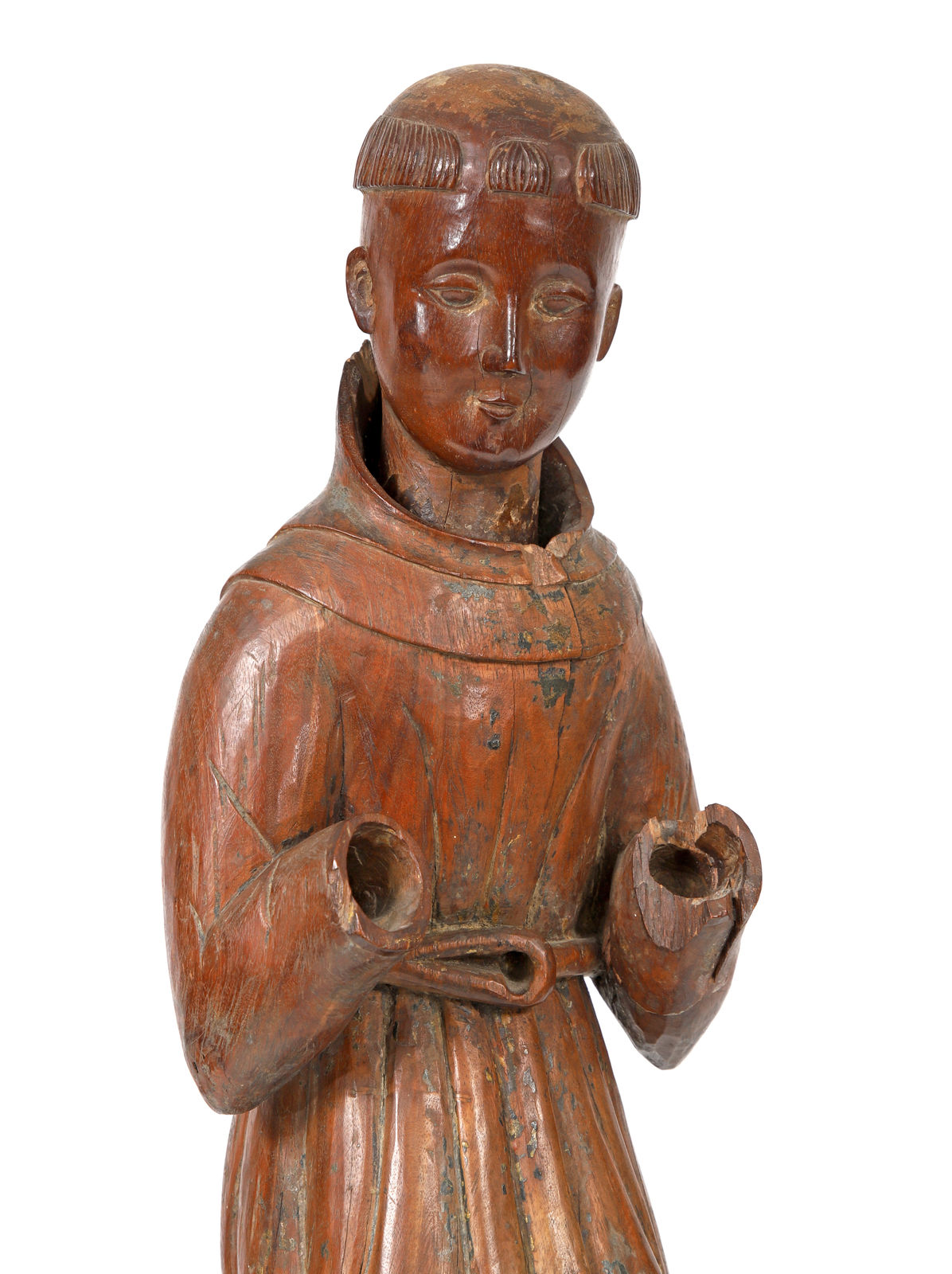 São Francisco de Assis Sino-português, Sul da China ou Filipinas, séc. XVII (inícios)