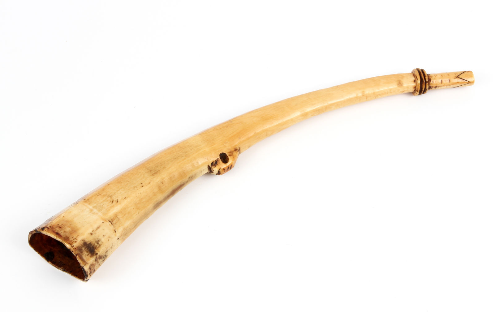 Olifante ou Trompa de Caça, África ocidental, Benim (?), séc. XVII/XVIII