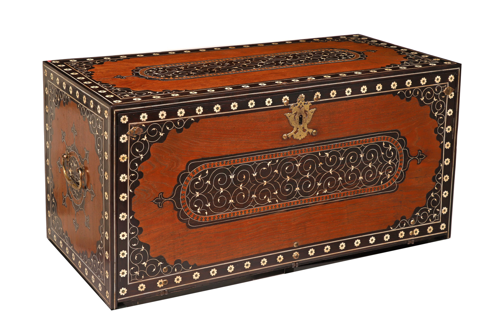 An Indo-Portuguese fall-front Sindh cabinet, Probably Sindh (present-day Pakistan); ca. 1580–1630