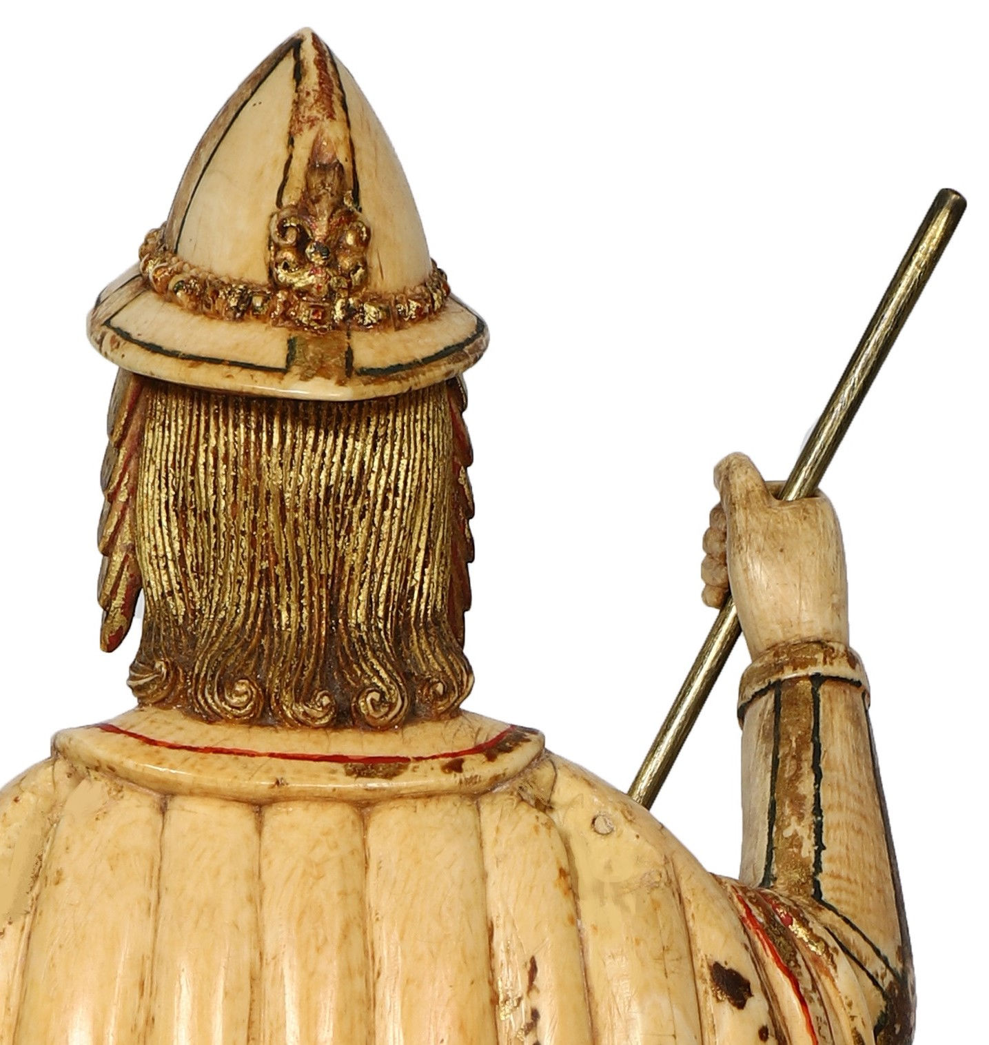 An Indo-Portuguese Archangel Michael slaying the dragon, India, Goa; 17th century