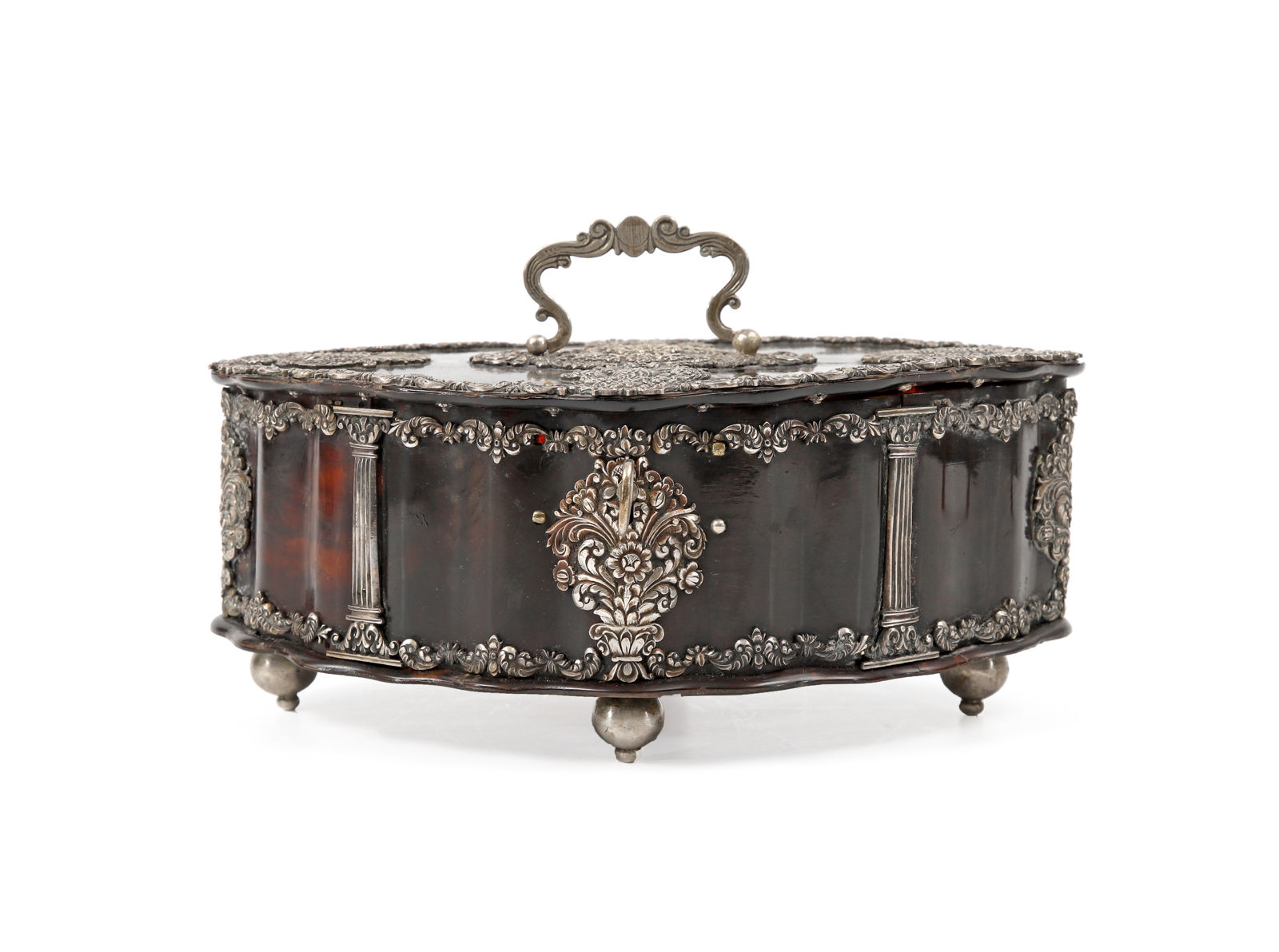 A Ceylonese betel or jewellery box, Ceylon (present-day Sri Lanka); ca. 1796–1800